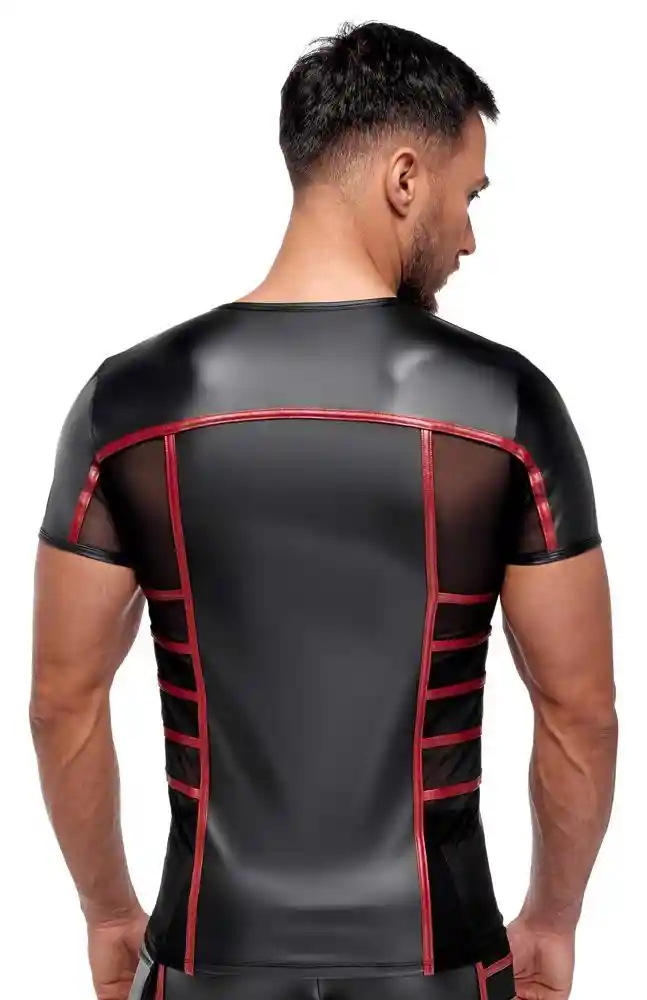 Men's Short black/red L - obrazek 6