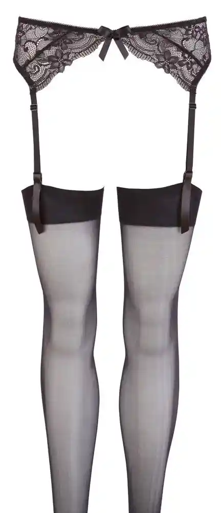 Suspender Belt black M/L - obrazek 3