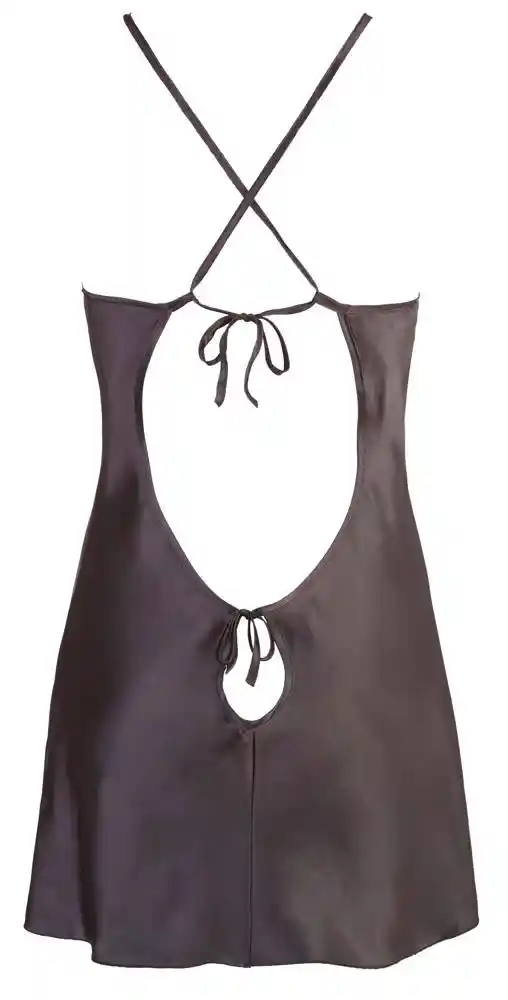 Satin Chemise Black S - obrazek 7