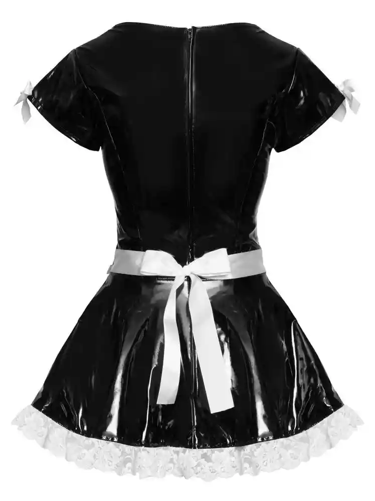 Vinyl Maid's Dress XL - obrazek 7