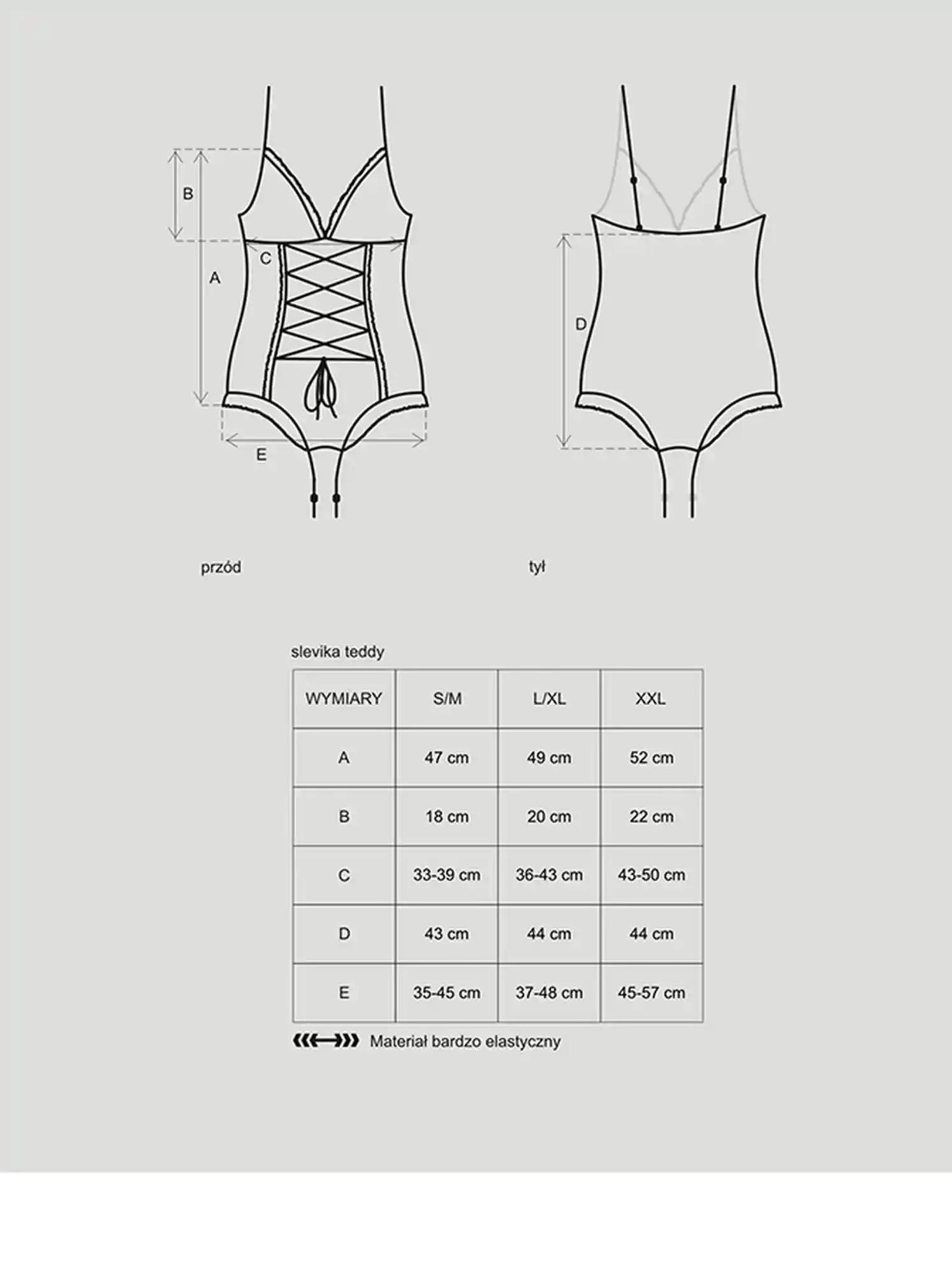 Bielizna-Slevika body S/M - obrazek 5