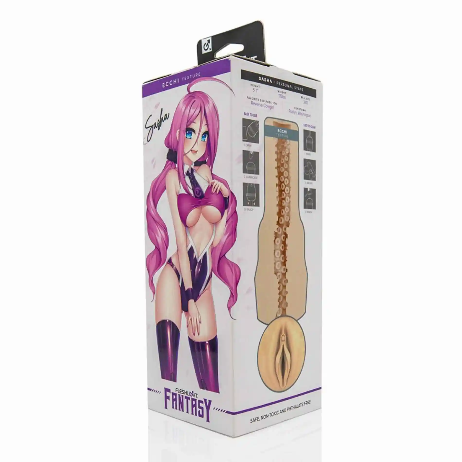 Fleshlight - Fantasy Sasha Nakamoto Ecchi Beige - obrazek 3