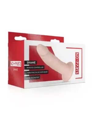 No-Parts - Shane Vibrating Dildo with Remote - 13 cm