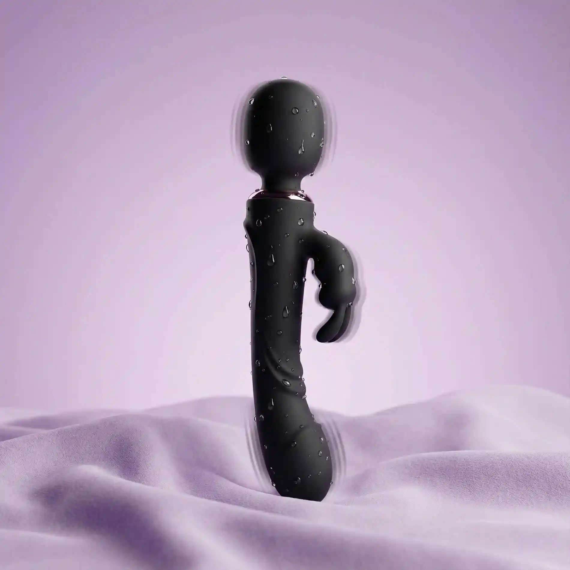 Rabbit vibrator - black - obrazek 10