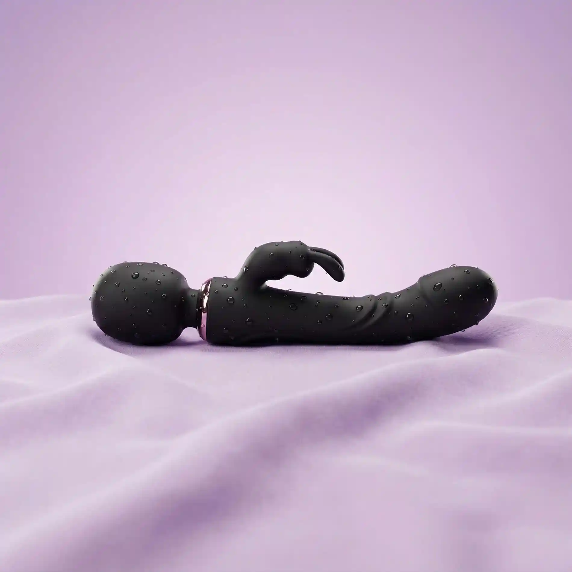 Rabbit vibrator - black - obrazek 9