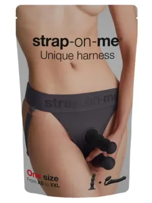 HARNESS LINGERIE UNIQUE- ONE SIZE - GREY