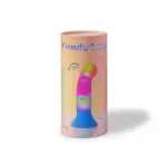 Dildo Silikonowe z LED i Mocną Przyssawką 14,3cm