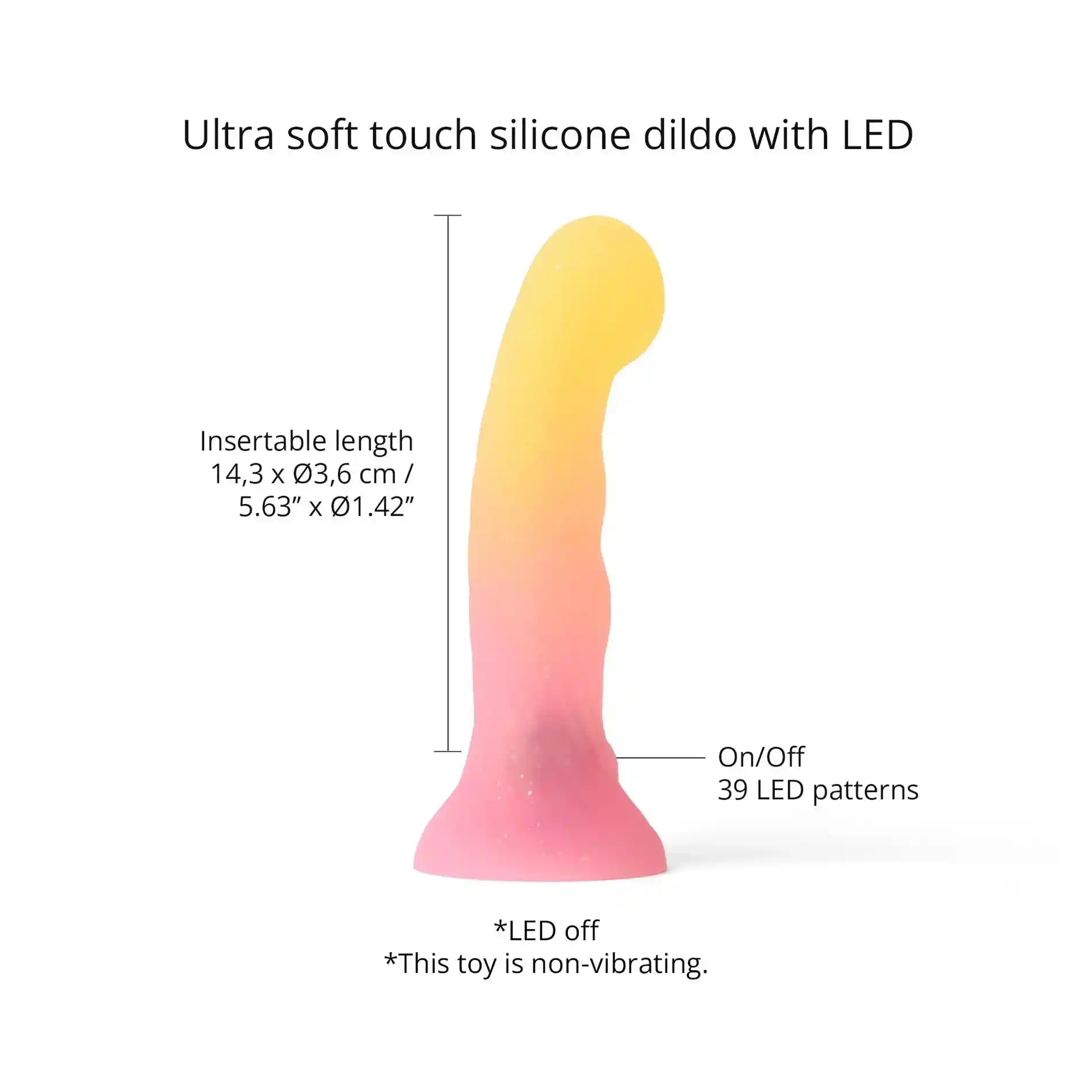 DILDO LED - SUGAR BOMB - obrazek 2