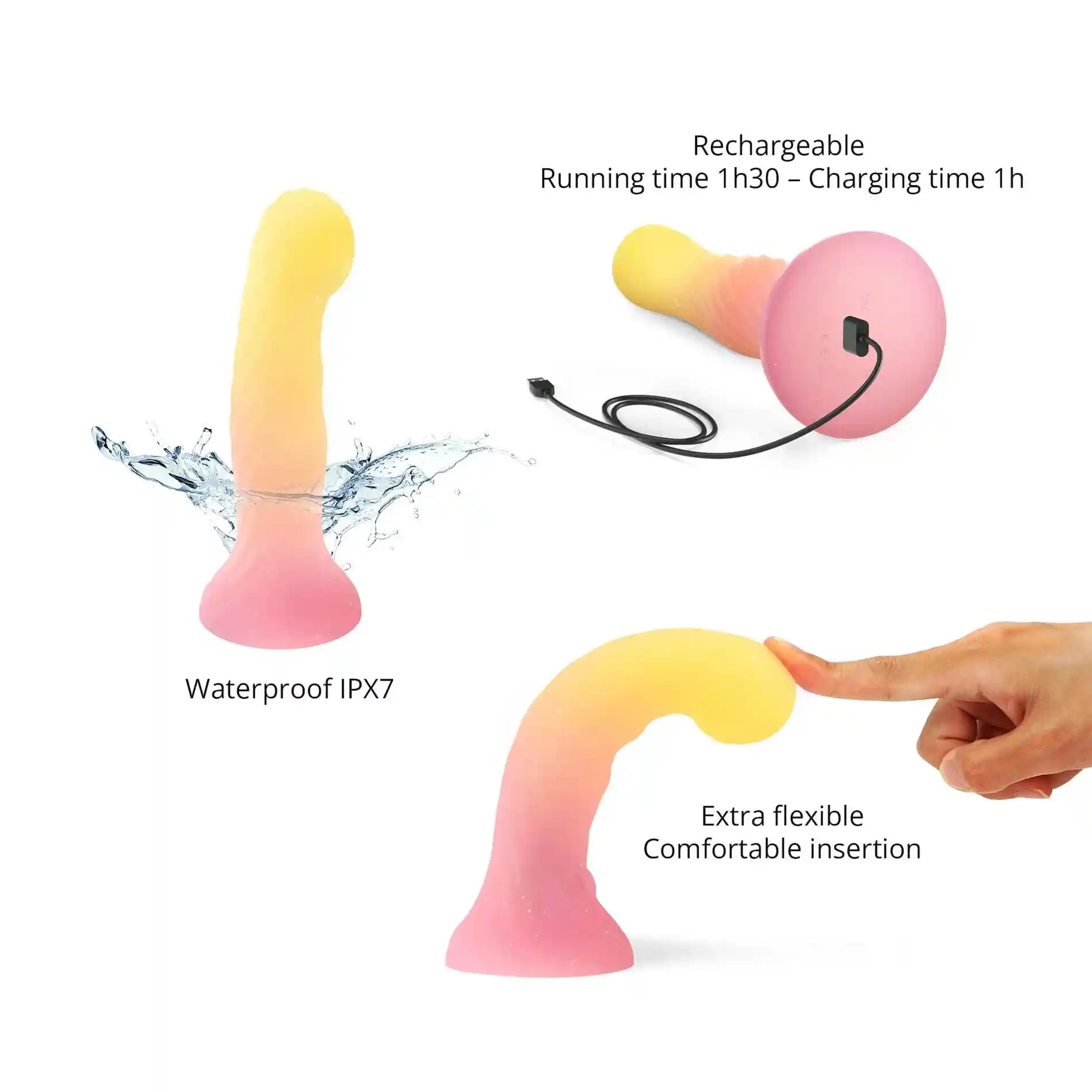 DILDO LED - SUGAR BOMB - obrazek 3