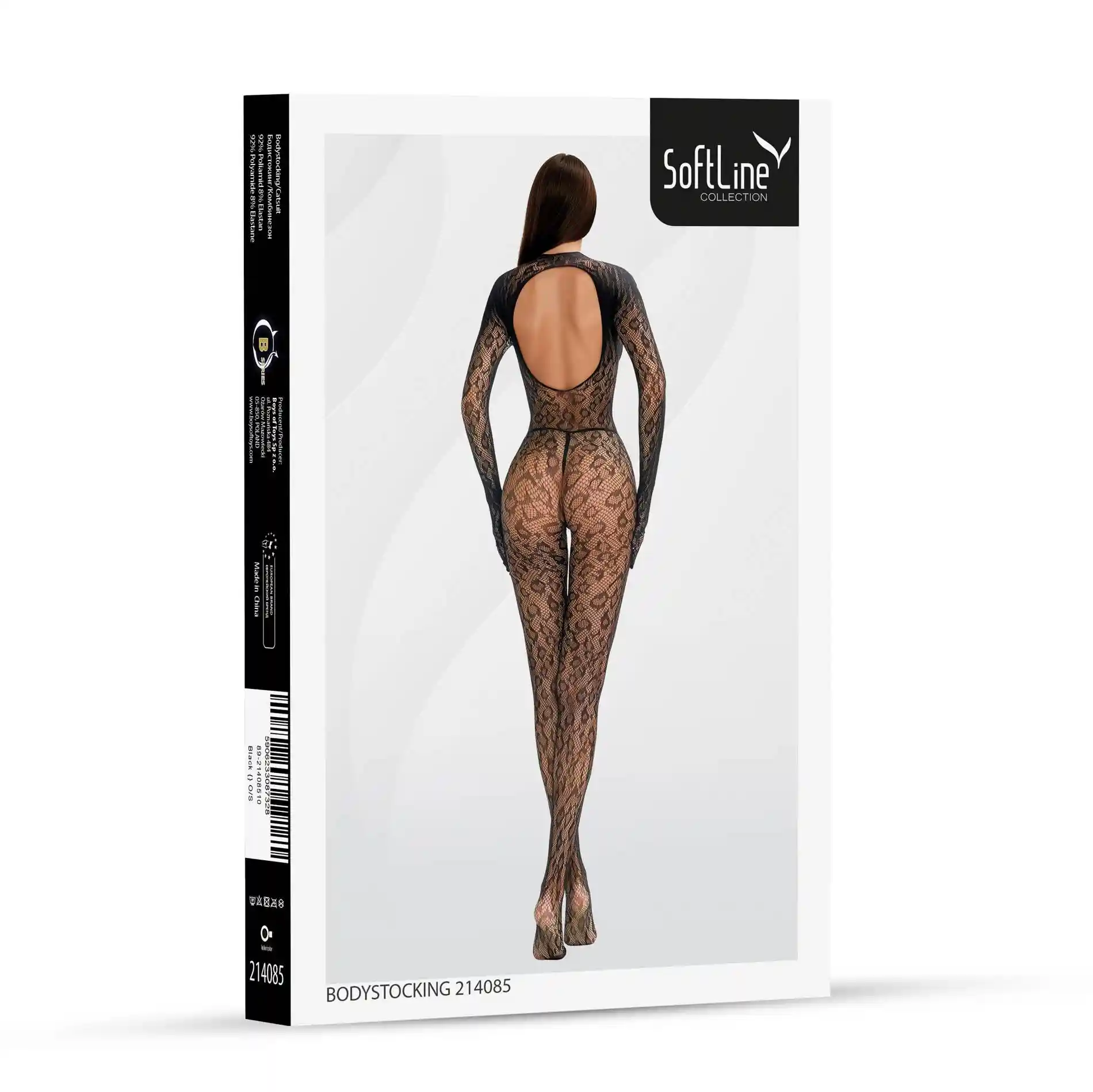 Bodystocking 214085 black - obrazek 4