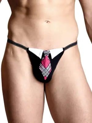 Mens thongs 4491 - black S/L