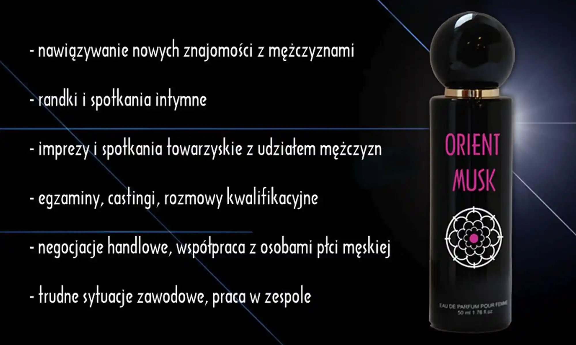 Feromony ORIENT MUSK 50ml for Women - obrazek 2
