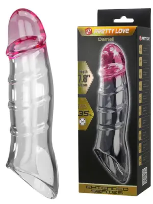 Pretty Love Penis Sleeve – Damell Clear Pink