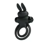 Pierścień Penisa z Wibracjami Silikonowy PRETTY LOVE Vibrant III Black