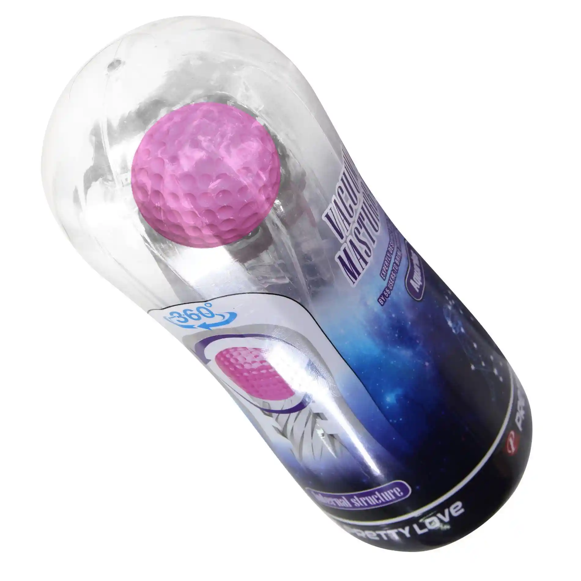 PRETTY LOVE - VACUM MASTURBATOR, WATERPROOF, TPE - obrazek 5