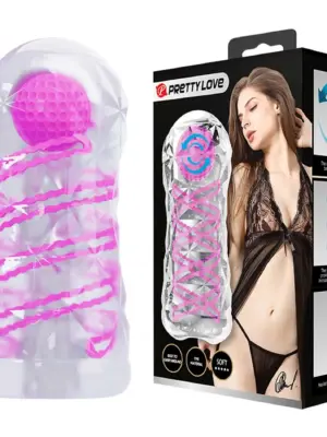 PRETTY LOVE - Transparent masturbator,TPR