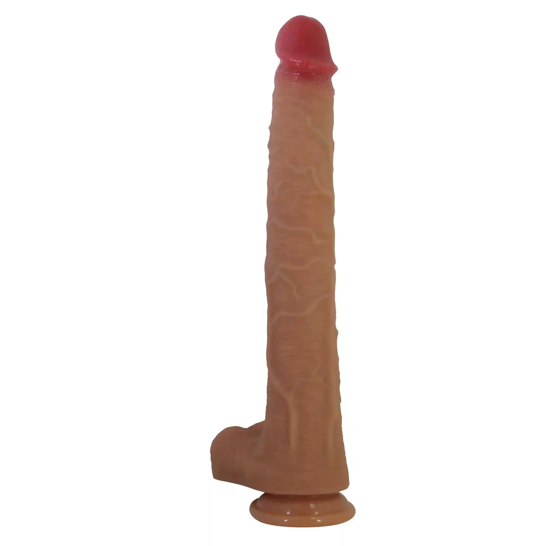 Dildo Realistyczne z Silikonu 14.8" - obrazek 3