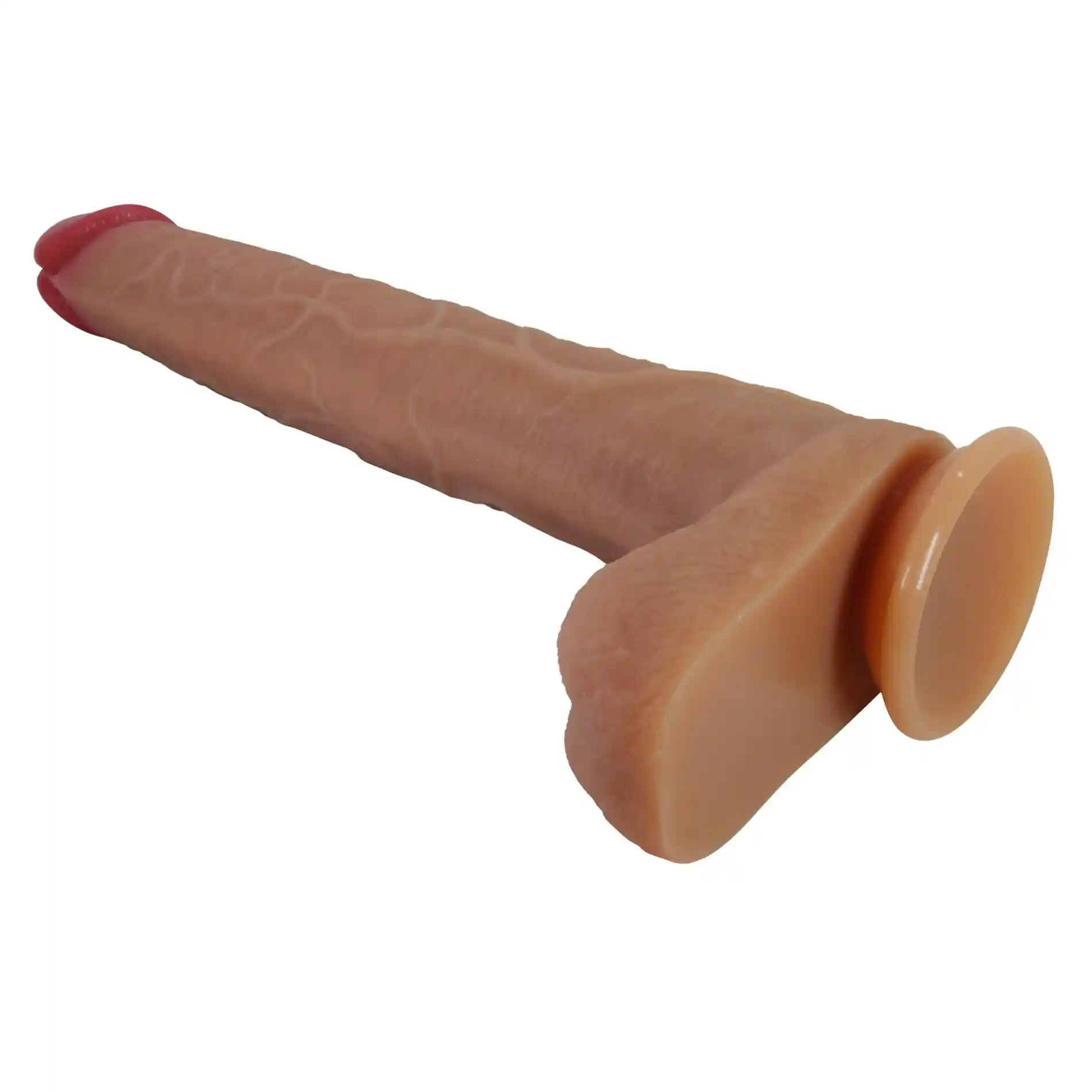 Dildo Realistyczne z Silikonu 14.8" - obrazek 5