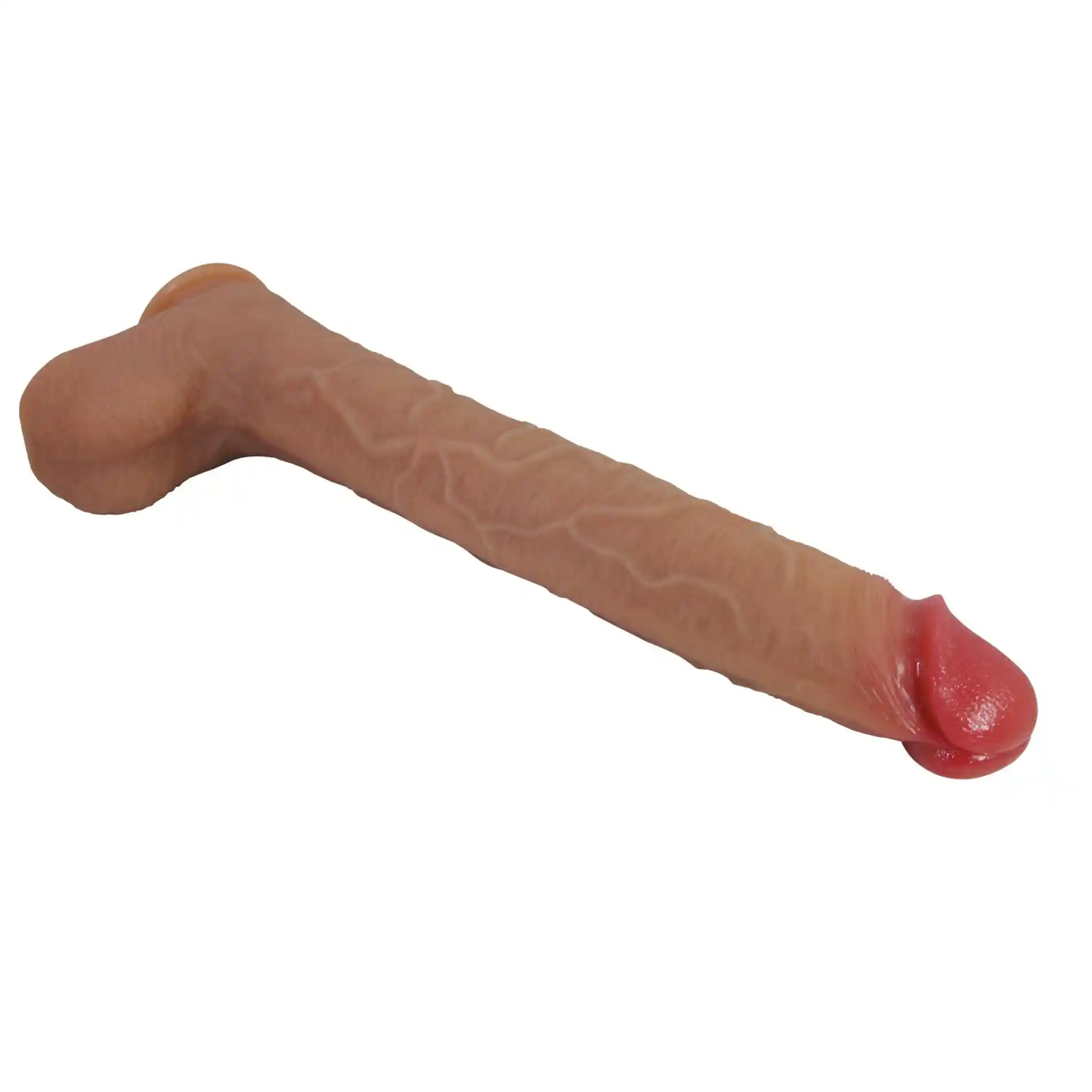 Dildo Realistyczne z Silikonu 14.8" - obrazek 6