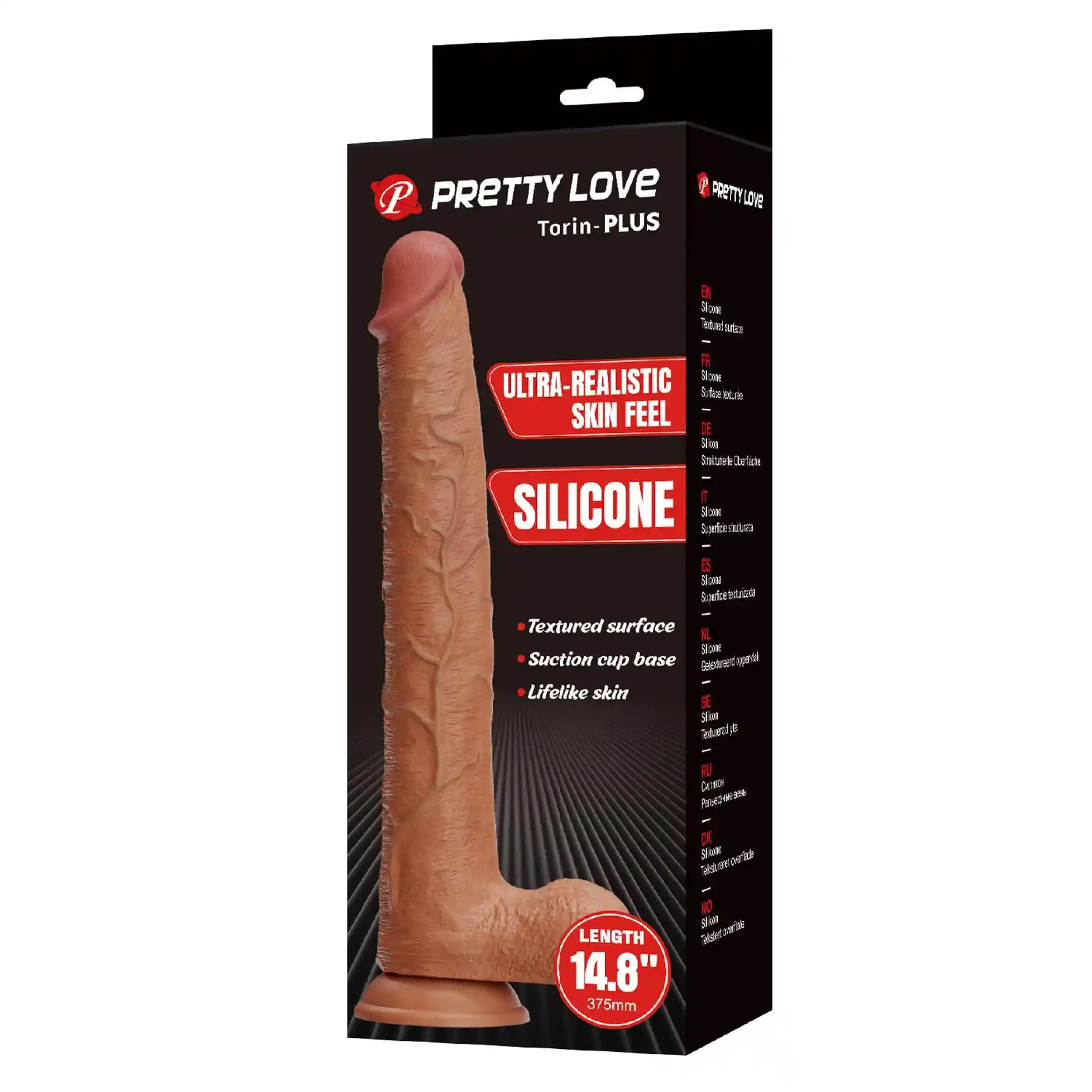 Dildo Realistyczne z Silikonu 14.8" - obrazek 8