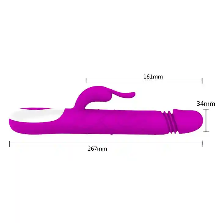 PRETTY LOVE - ADRIAN USB 4 rot; 12 vibration - obrazek 7