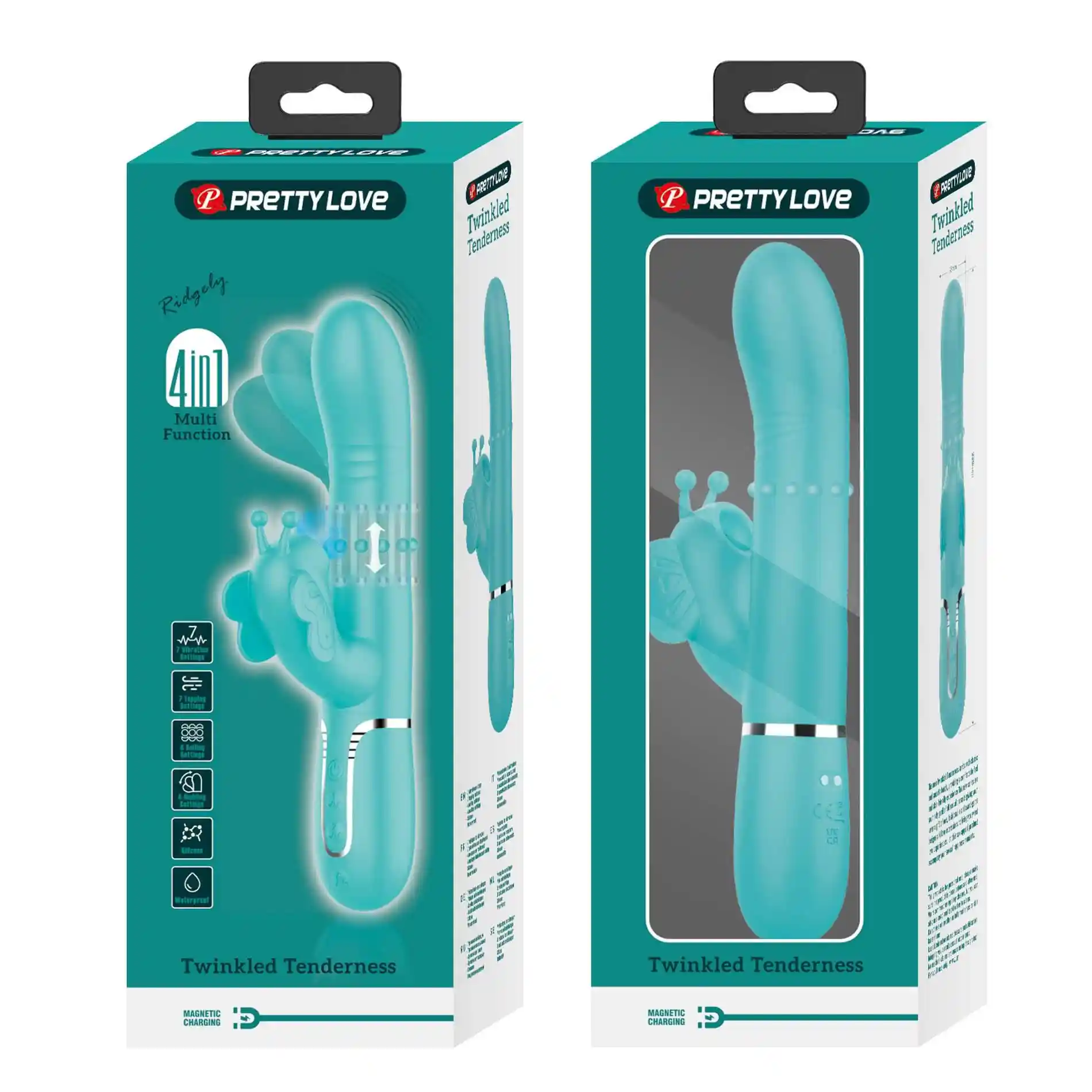 Pretty Love Twinkled Tenderness Turquoise – Rabbit Vibrator - obrazek 11