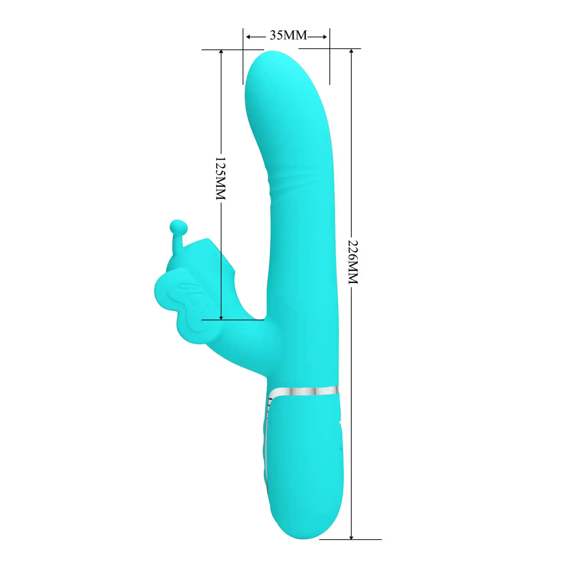 Pretty Love Twinkled Tenderness Turquoise – Rabbit Vibrator - obrazek 8