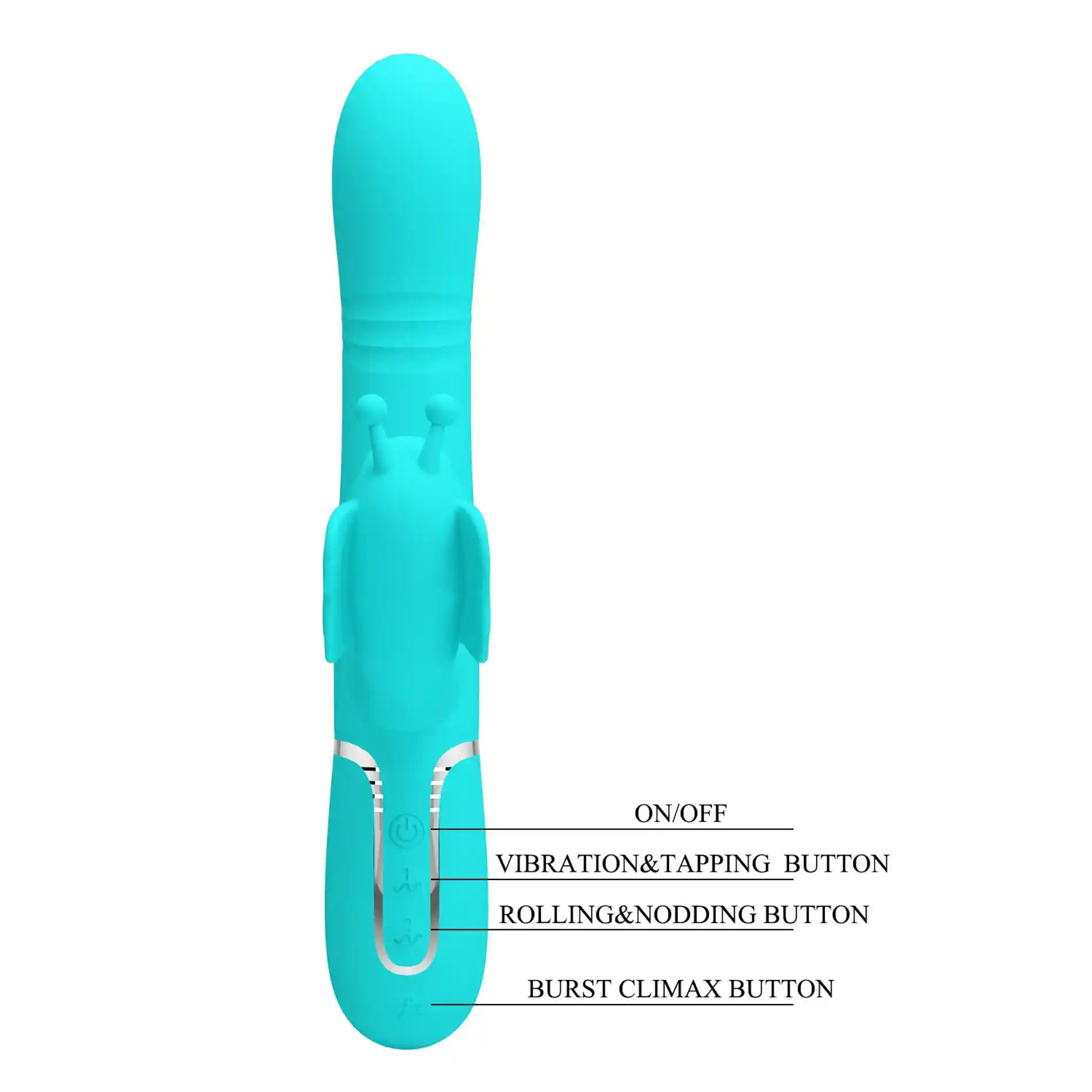 Pretty Love Twinkled Tenderness Turquoise – Rabbit Vibrator - obrazek 9