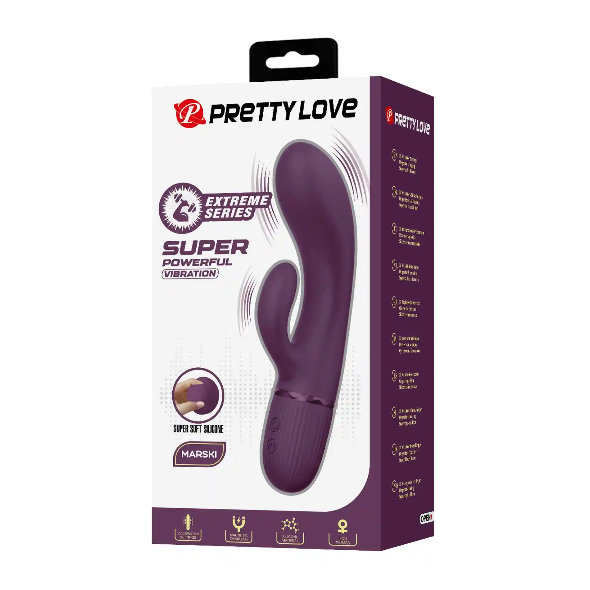 Pretty Love Marski Purple – Rabbit Vibrator - obrazek 9
