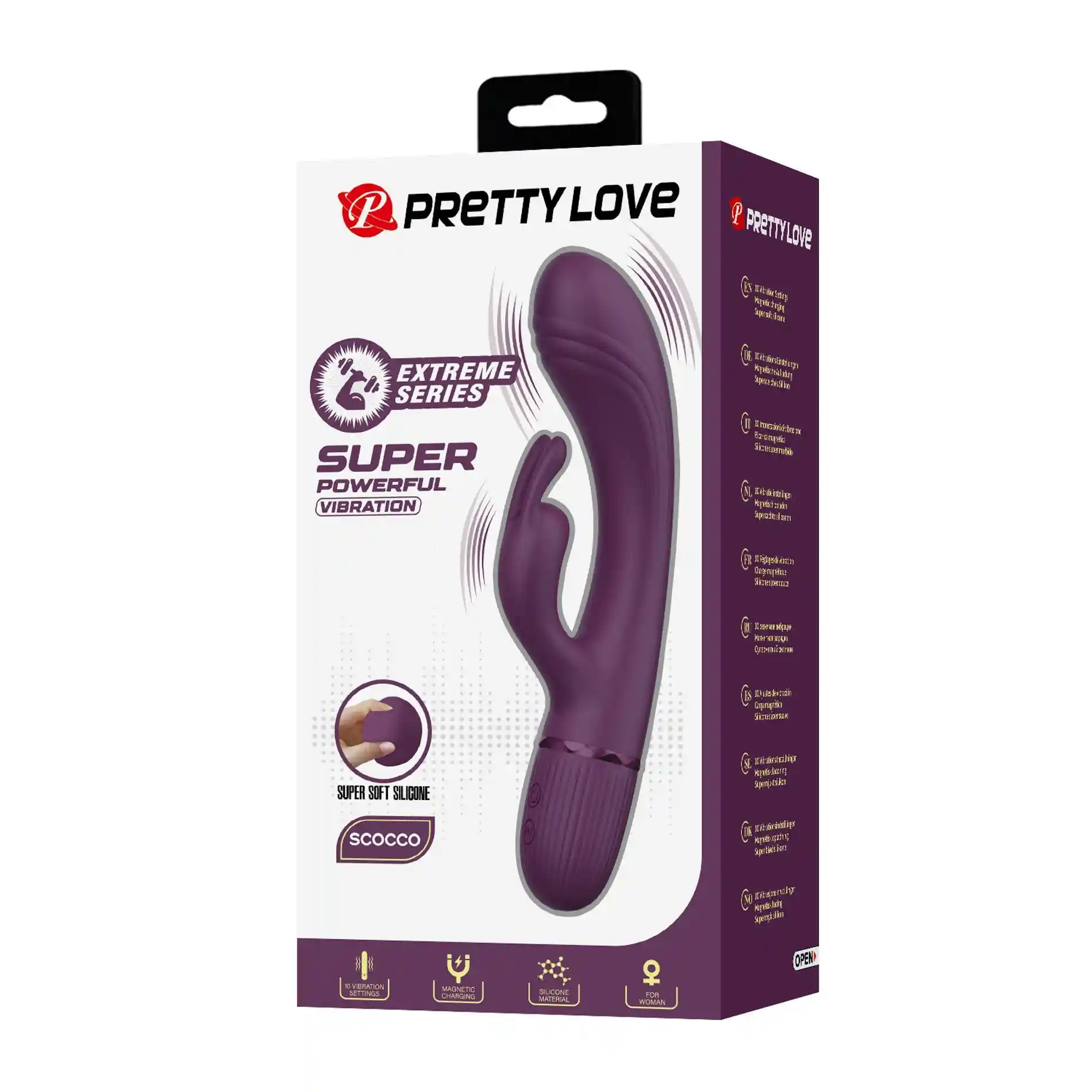 Pretty Love Scocco Purple – Rabbit Vibrator - obrazek 10