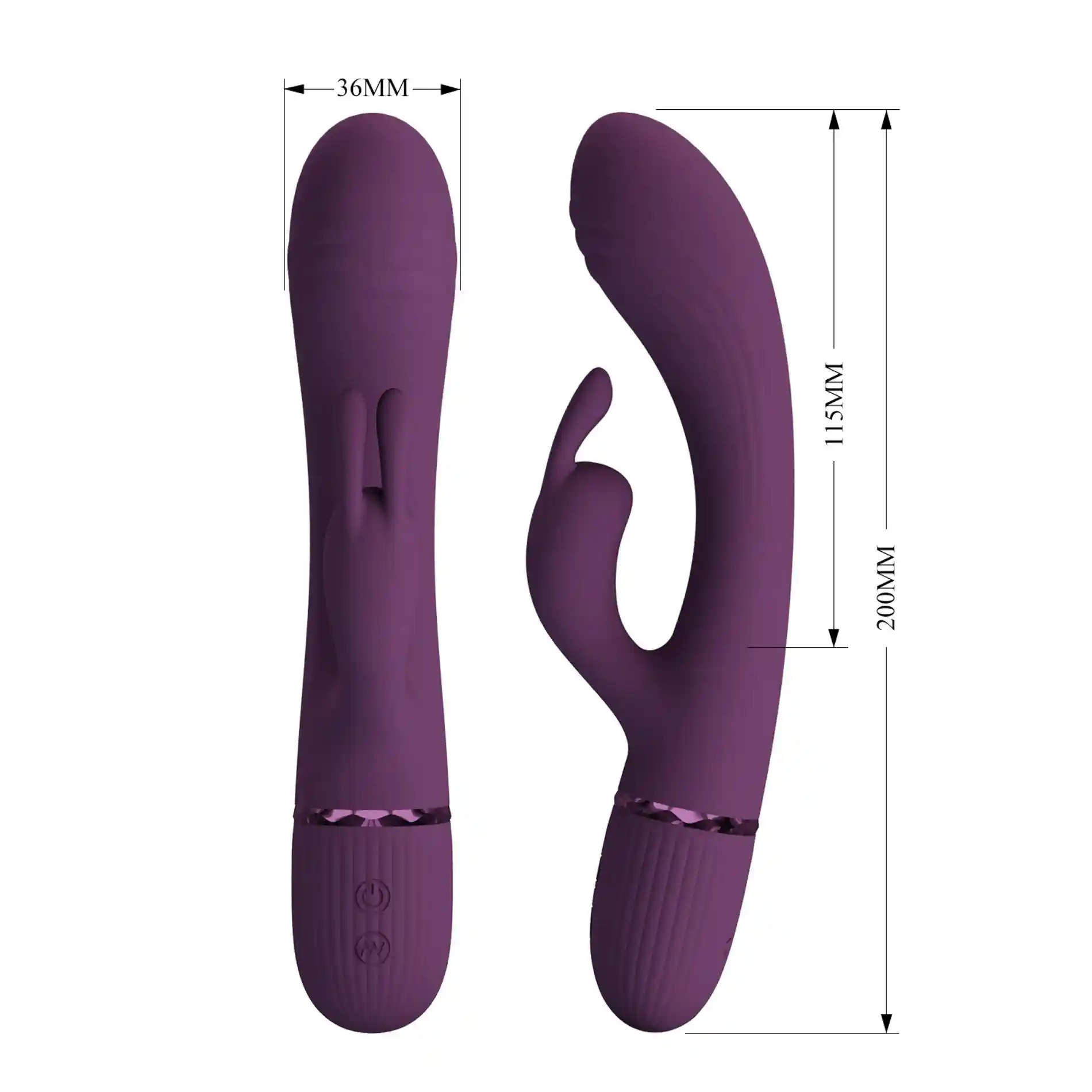 Pretty Love Scocco Purple – Rabbit Vibrator - obrazek 7
