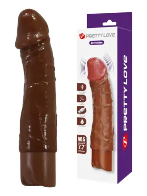 Pretty Love Jermaine Brown – Realistic Vibrating Dildo 7.7"