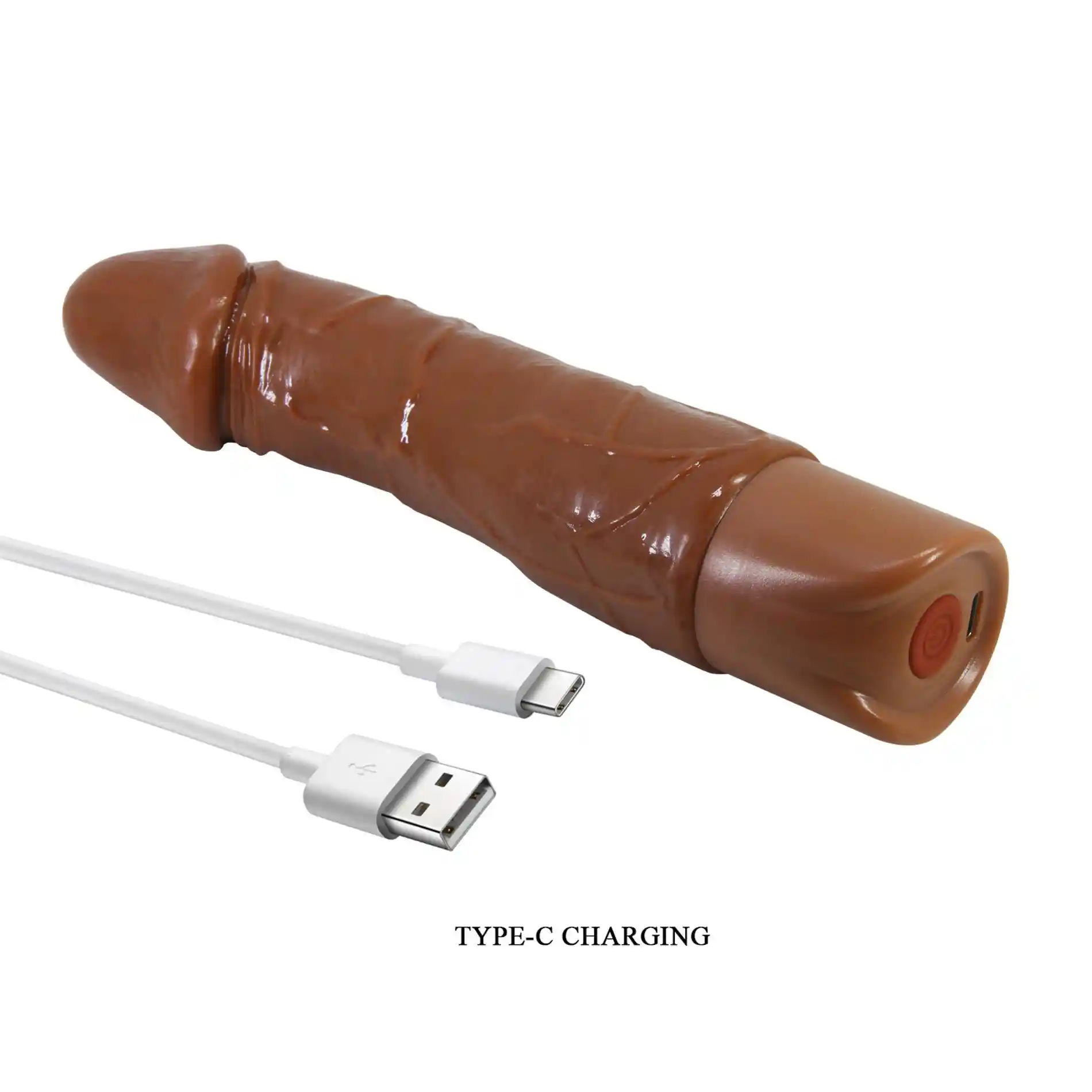 Pretty Love Jermaine Brown – Realistic Vibrating Dildo 7.7" - obrazek 8