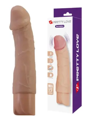 Pretty Love Jermaine – Realistic Vibrating Dildo 7.7"