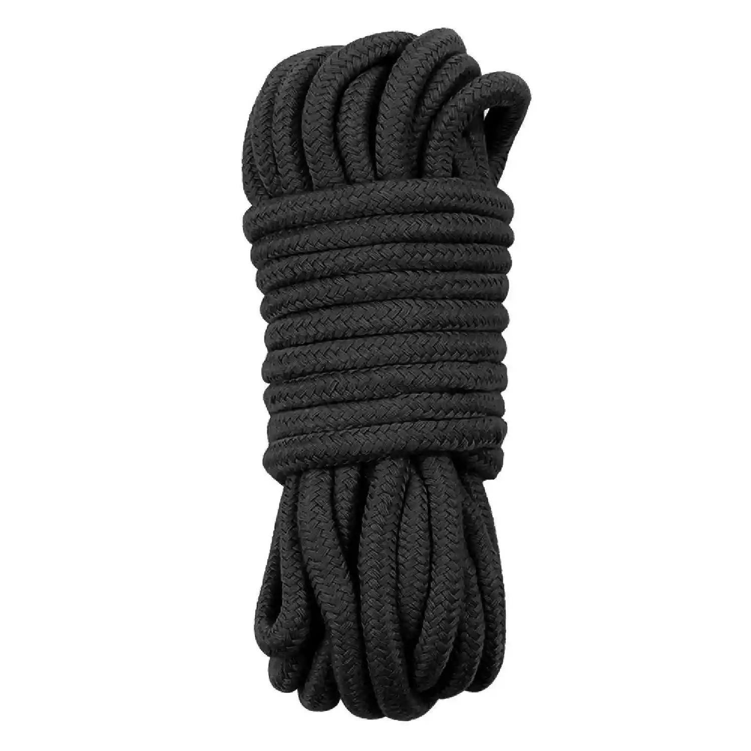 10 meters Fetish Bondage Rope Black - obrazek 2