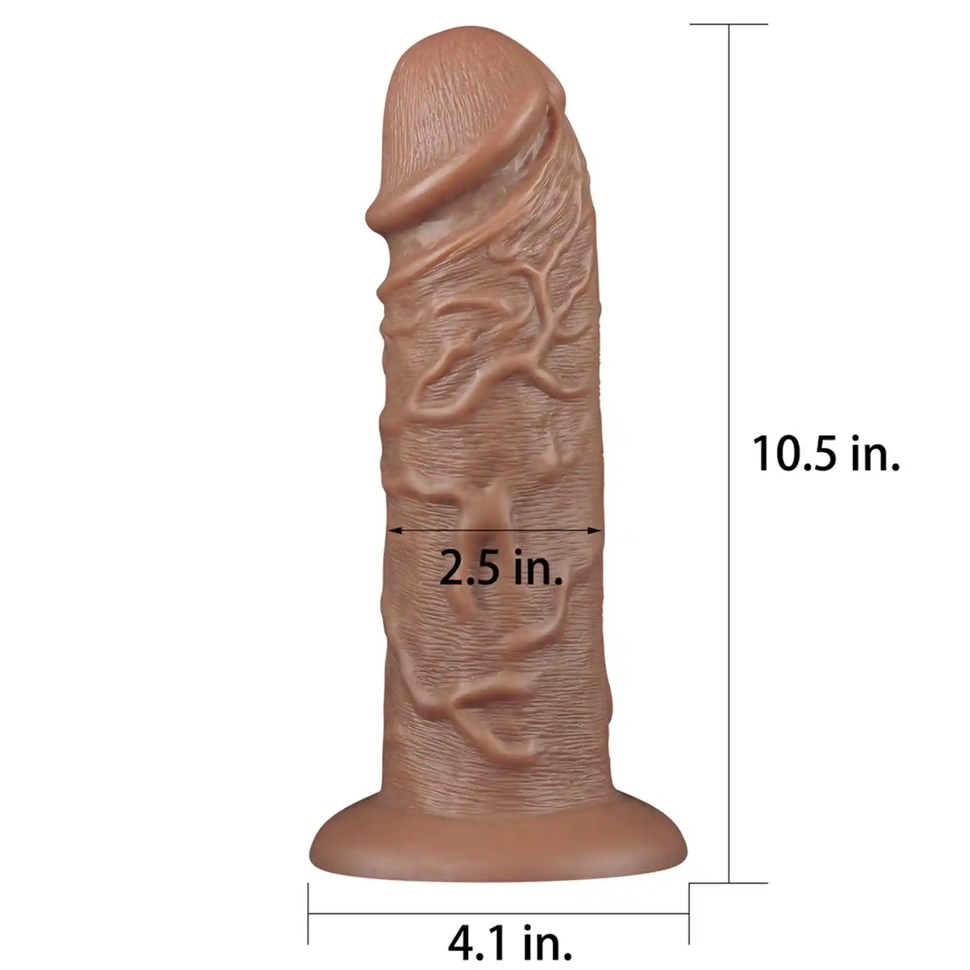 10.5'' Realistic Chubby Dildo - obrazek 2