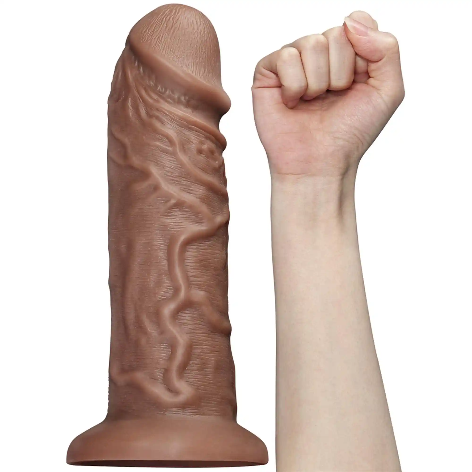 10.5'' Realistic Chubby Dildo - obrazek 5