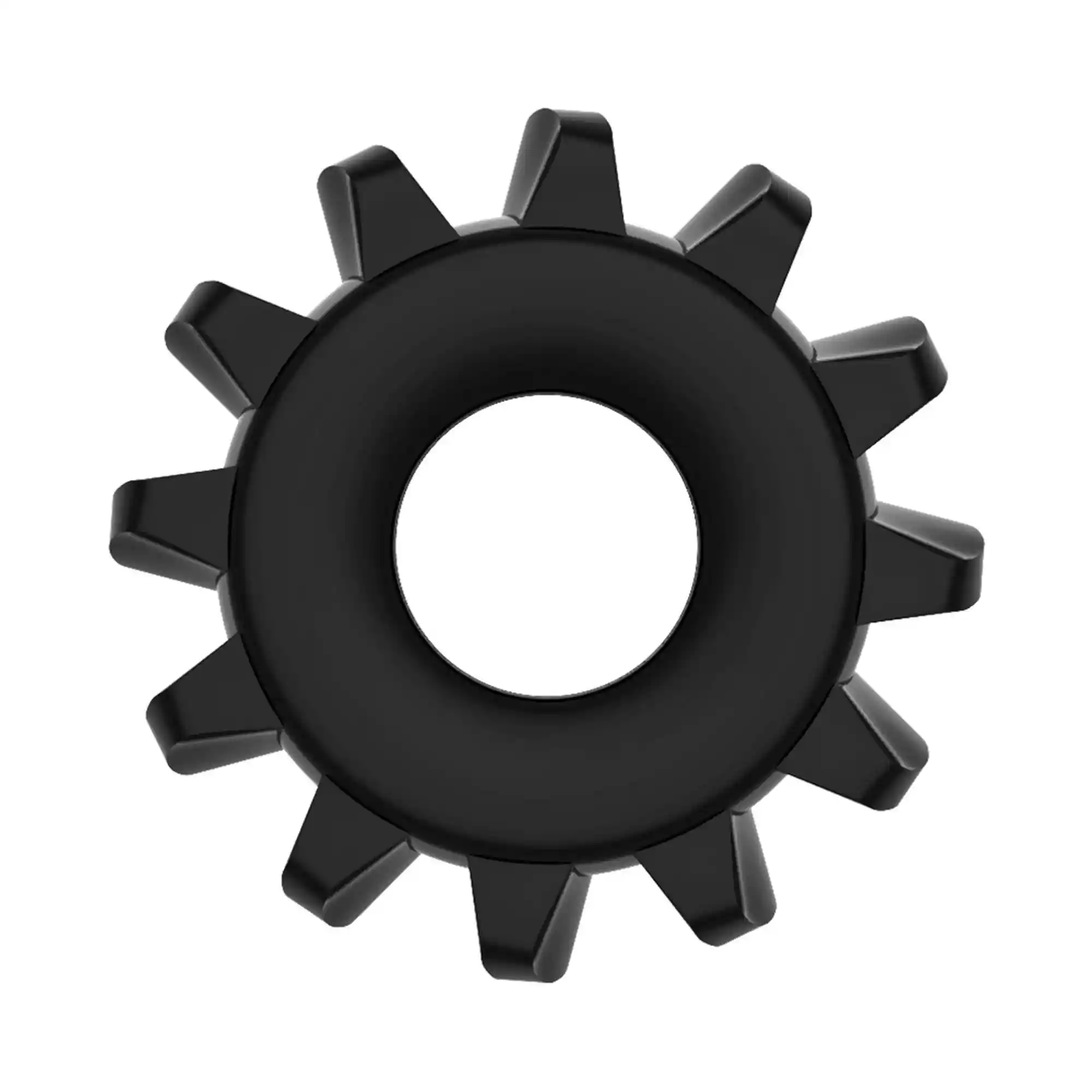 POWER PLUS Cockring Black - obrazek 3