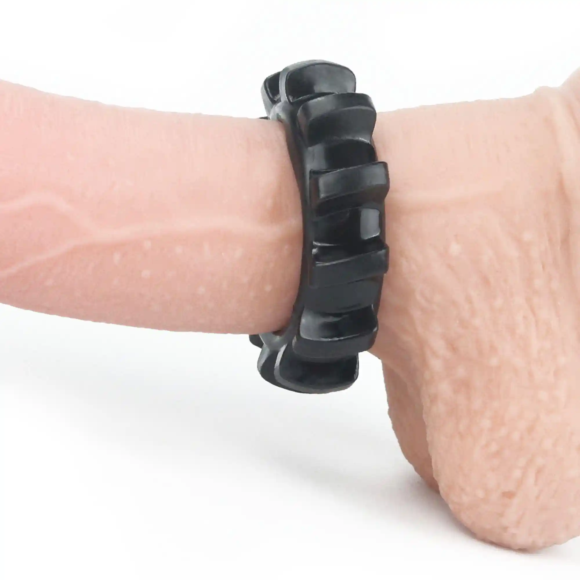 POWER PLUS Cockring Black - obrazek 4