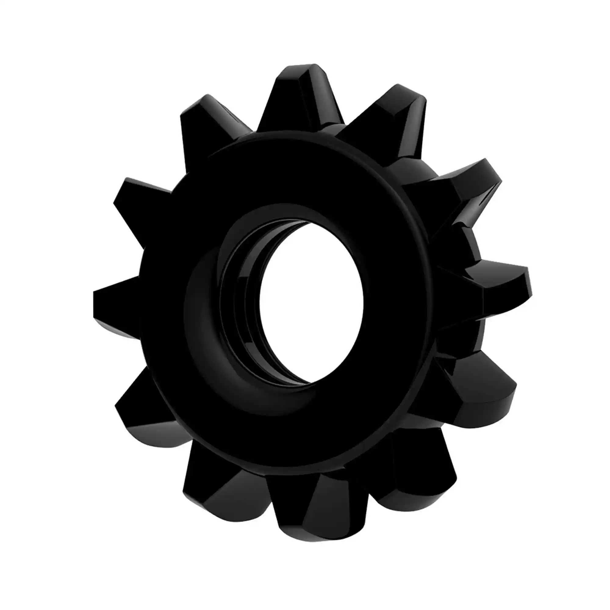 POWER PLUS Cockring Black - obrazek 6