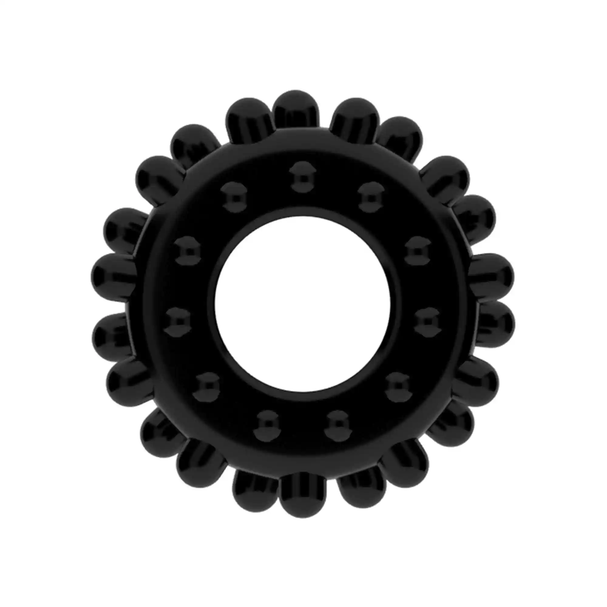 POWER PLUS Cockring Black - obrazek 5