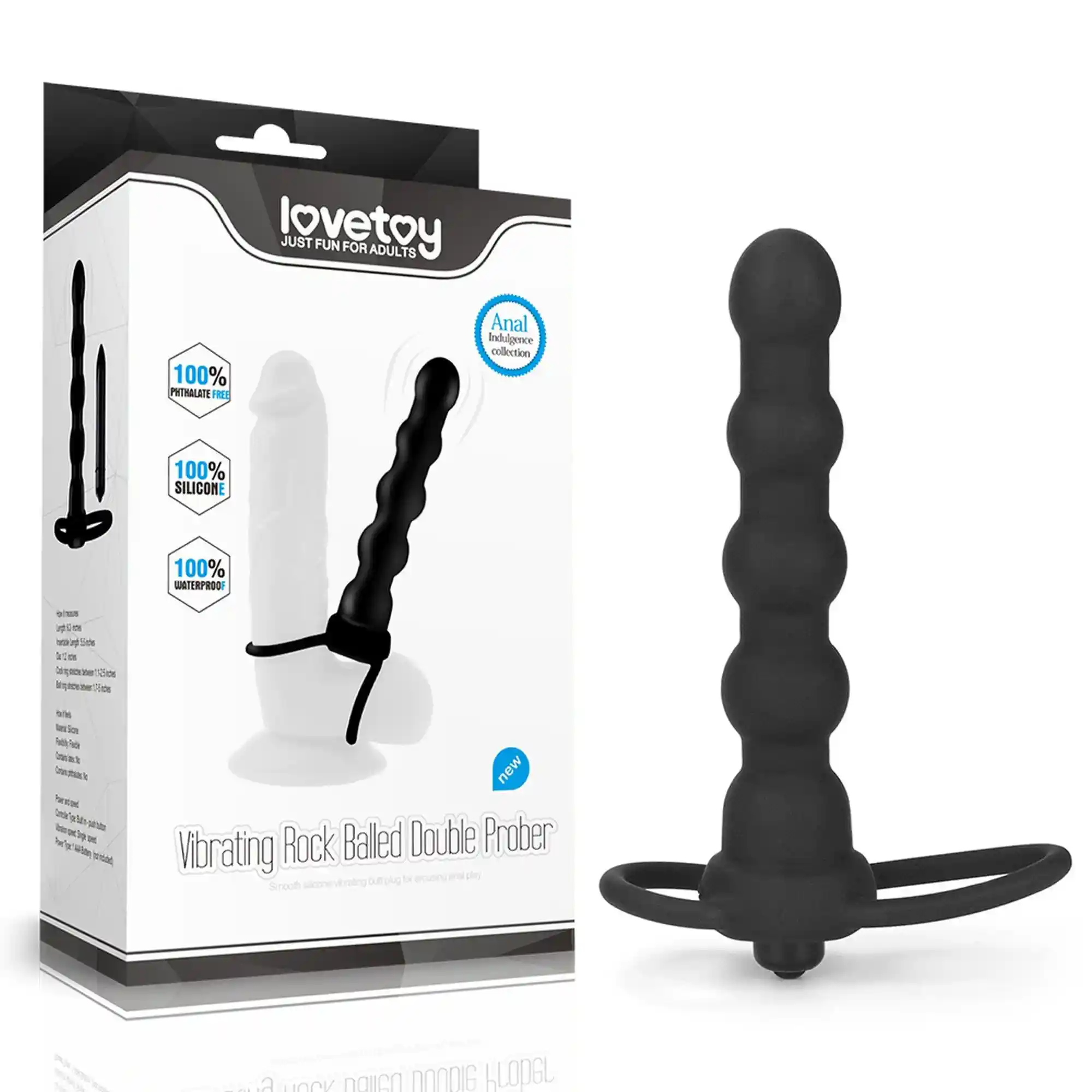 Vibrating Rock Balled Double Prober - obrazek 2