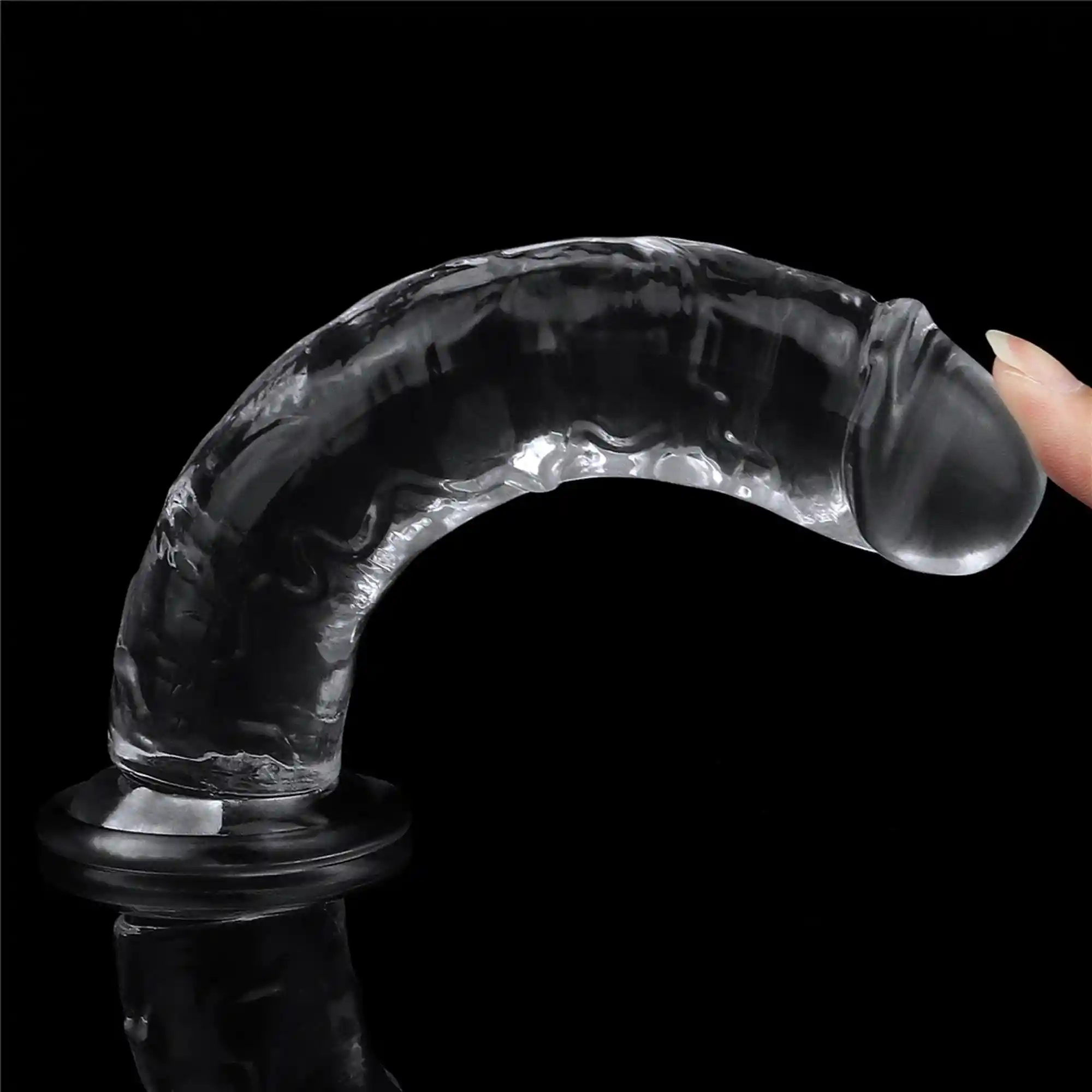 Flawless Clear Dildo 7.0'' - obrazek 5