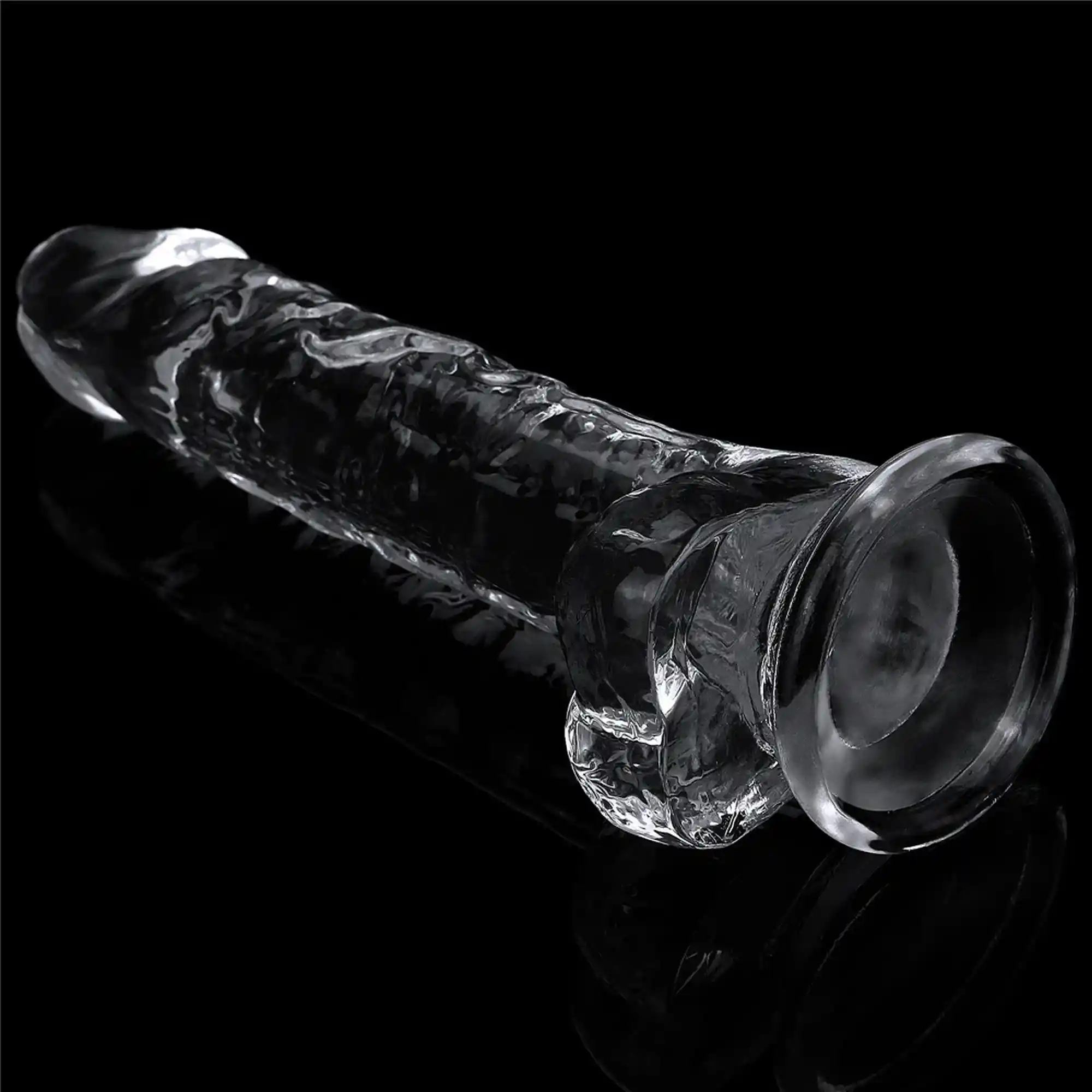 Flawless Clear Dildo 7.5'' - obrazek 3