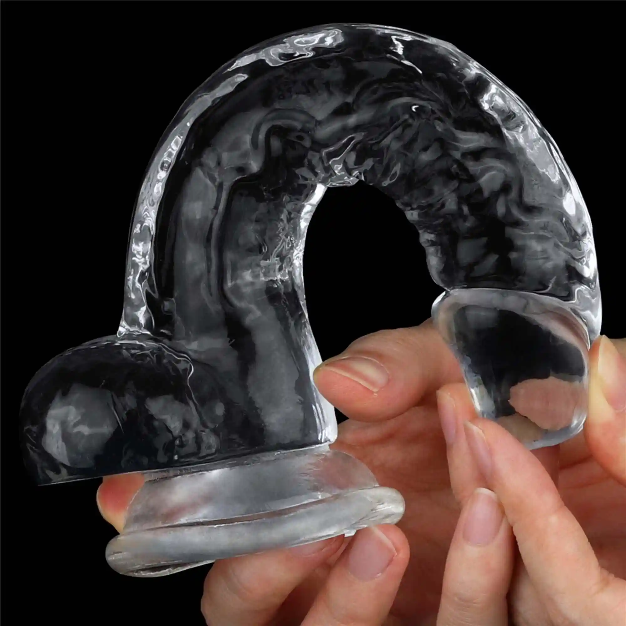 Flawless Clear Dildo 7.5'' - obrazek 6