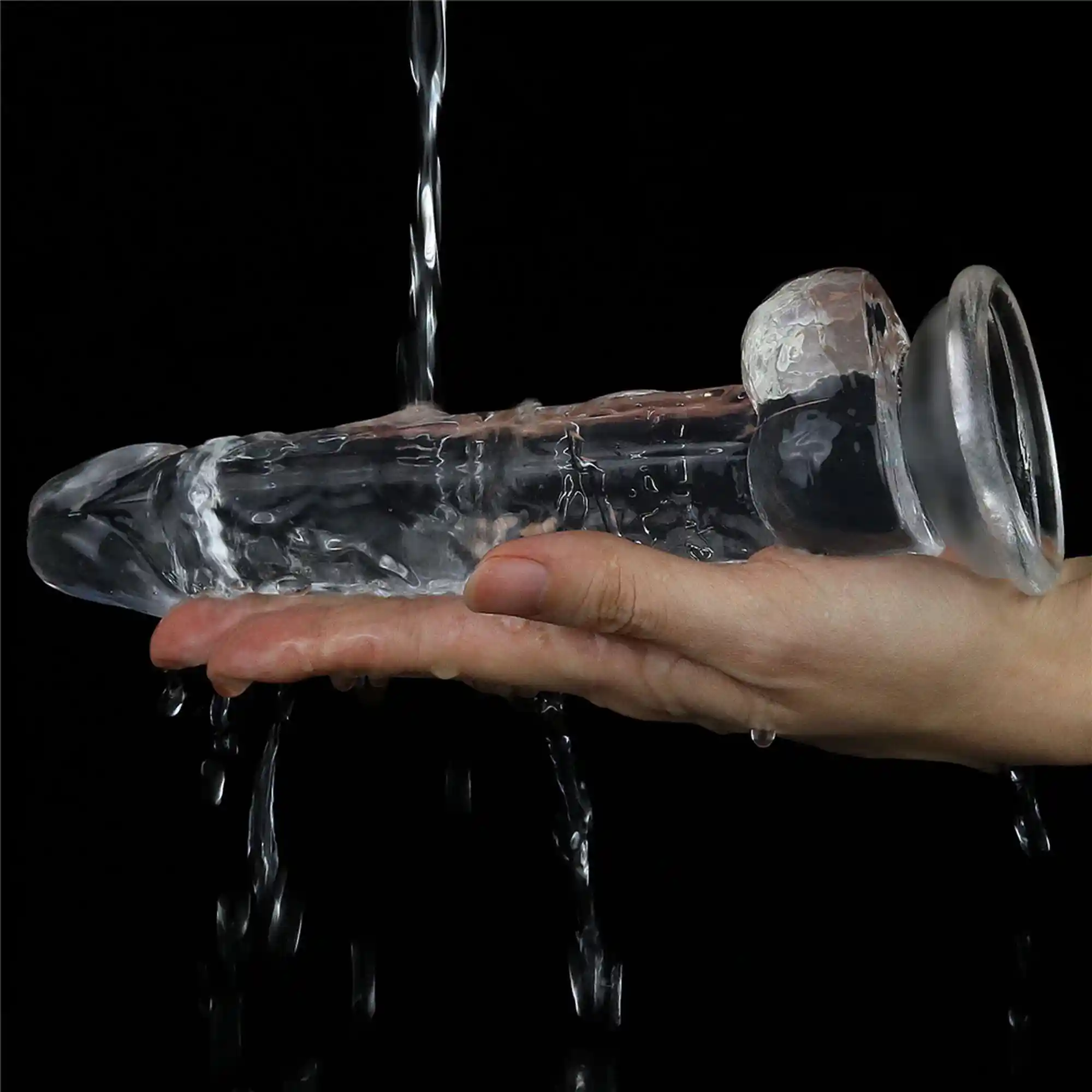 Flawless Clear Dildo 7.5'' - obrazek 7
