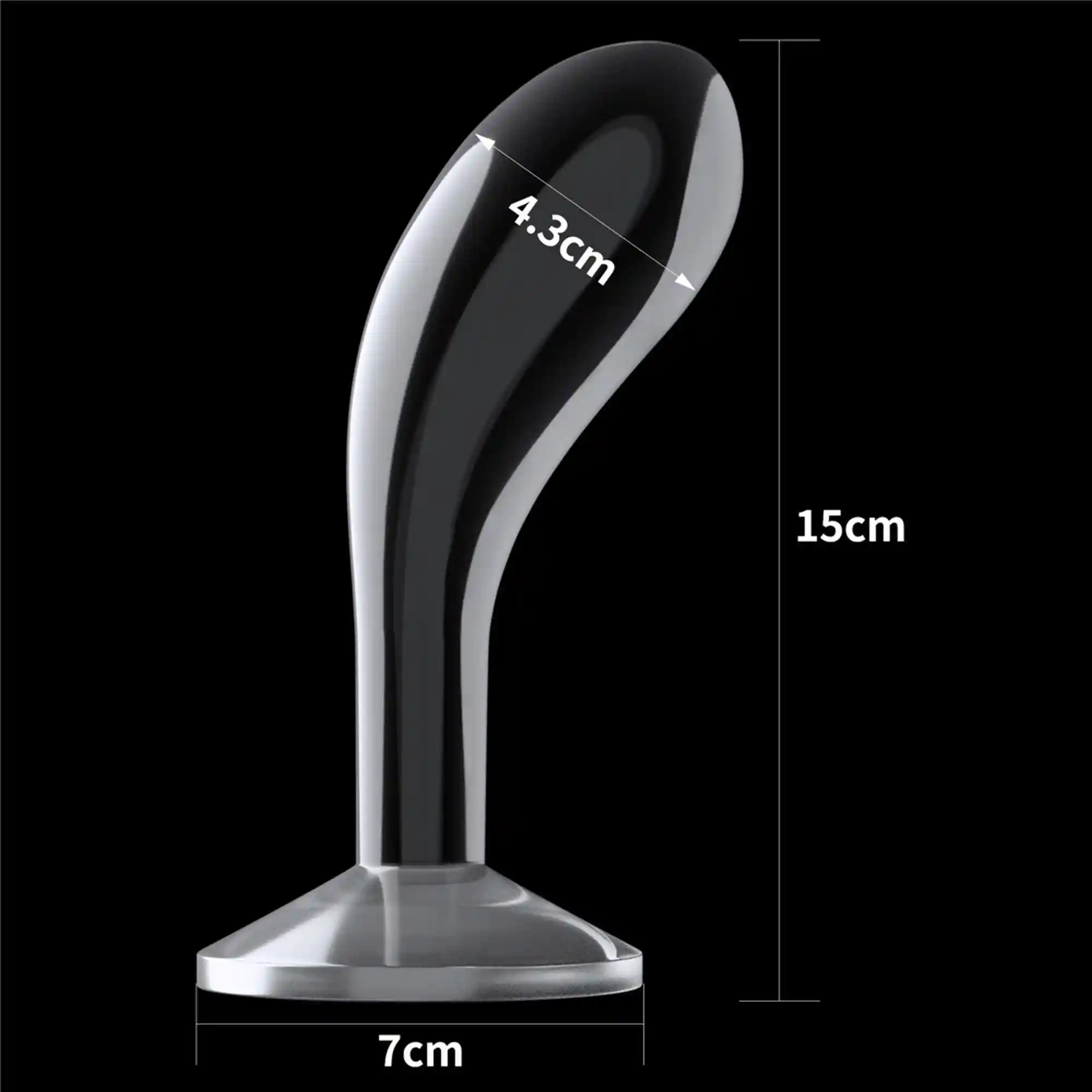Flawless Clear Prostate Plug 6.0'' - obrazek 5