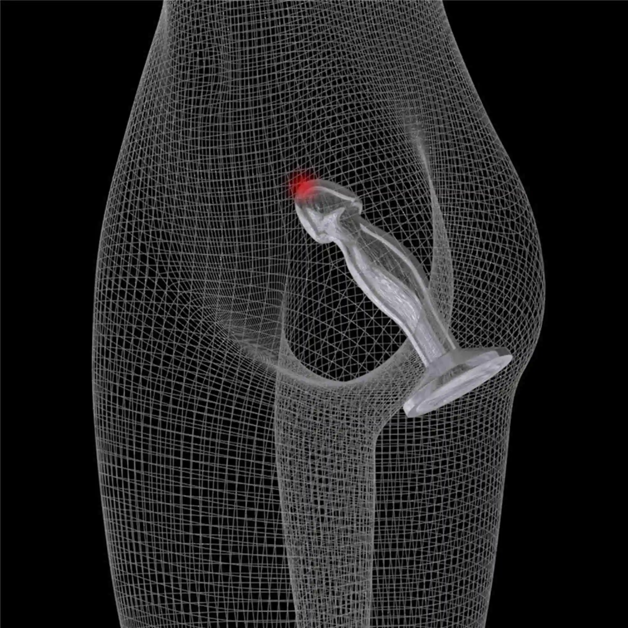 Flawless Clear Prostate Plug 6.5'' - obrazek 9