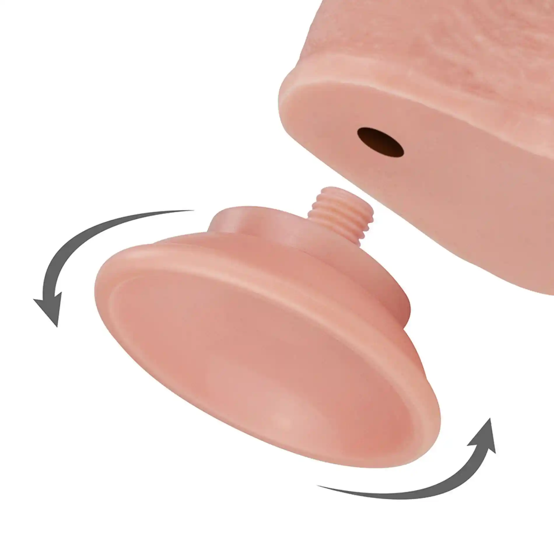 8'' Sliding-Skin Dildo - obrazek 8