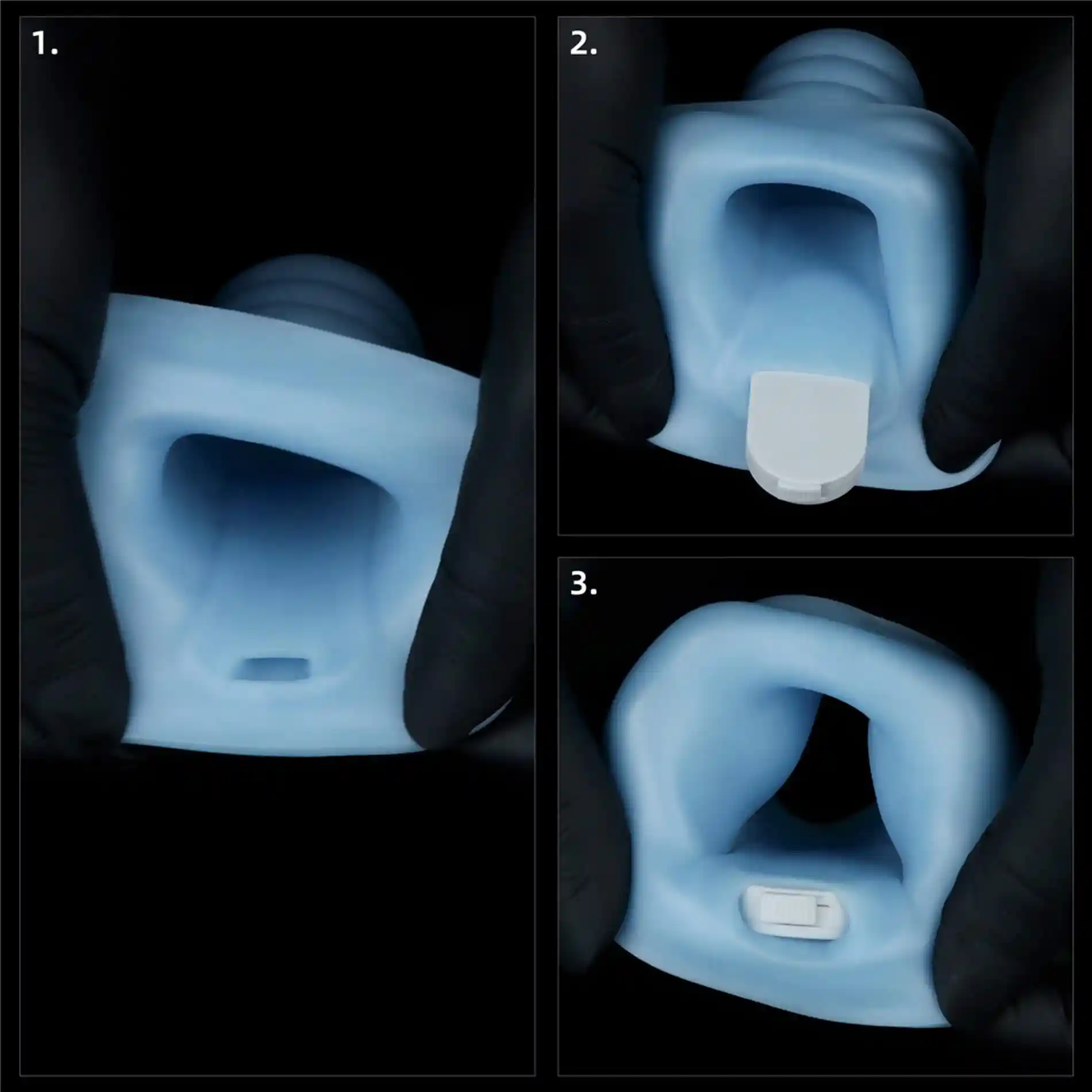 Vibrating Wave Knights Ring (Blue) - obrazek 15